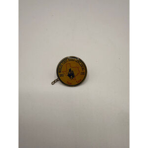 Unbranded Pecos Rodeo Centennial Brooch One Size Yellow Black